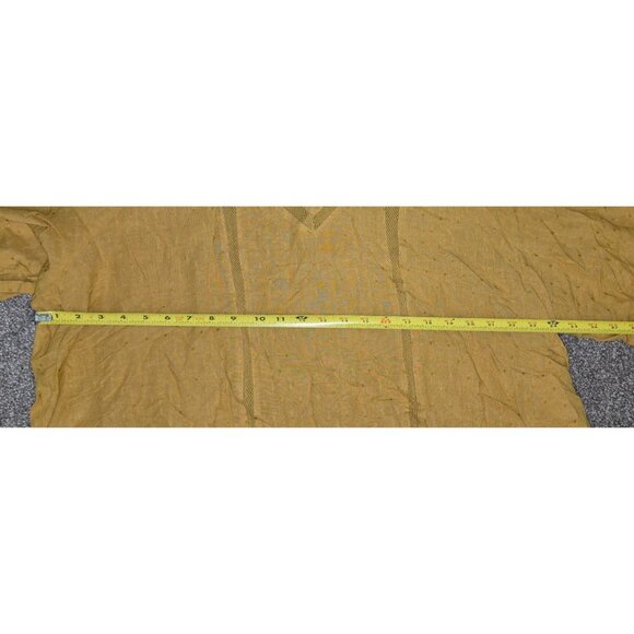 A.n.a Womens Amber Gold Peasant Blouse 2X Lightweight Cotton Blend - Picture 7 of 7
